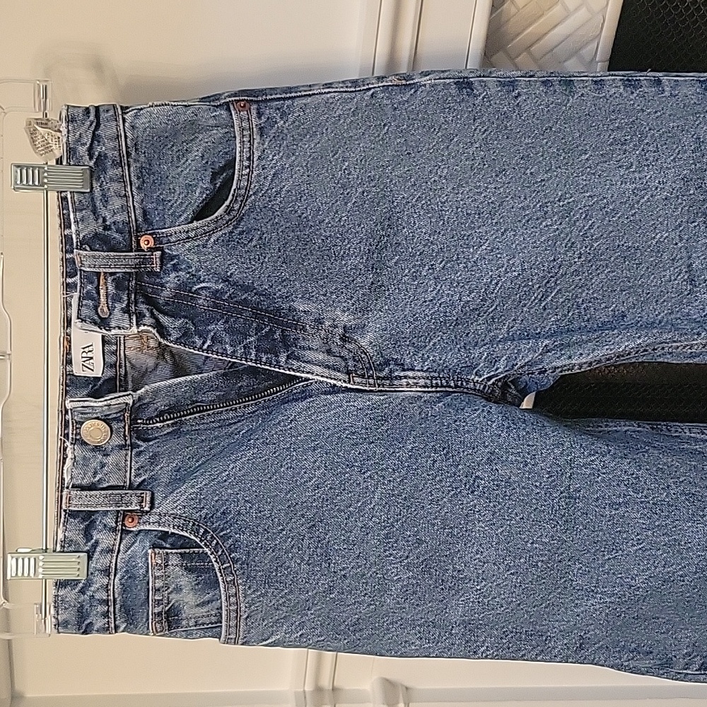Zara cropped jeans size 0